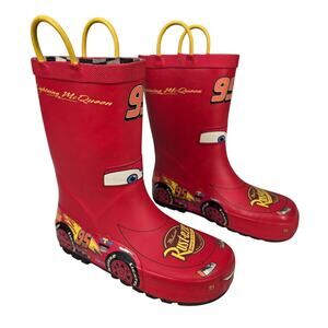WESTERN CHIEF LIGHTNING MCQUEEN RAIN BOOTS – KIDS US 11 – DISNEY PIXAR CARS 3